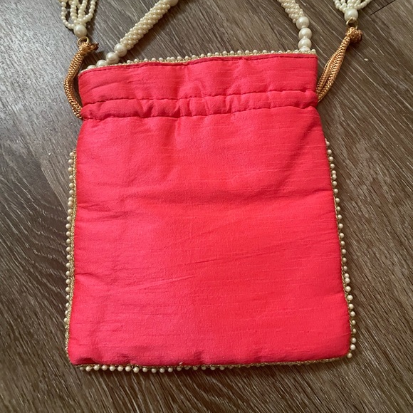 Pink Drawstring Purse - Picture 5 of 5